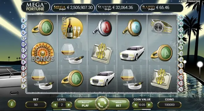 Mega Fortune at SkyCrown Casino